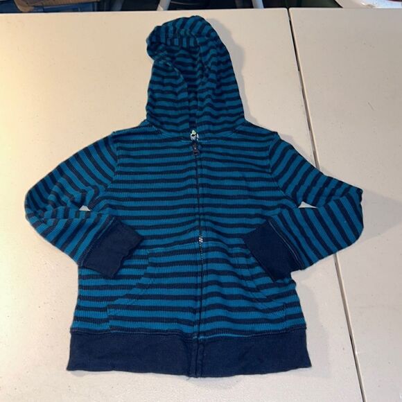 👕4t striped jumping beans waffle knit zip up - Picture 1 of 2